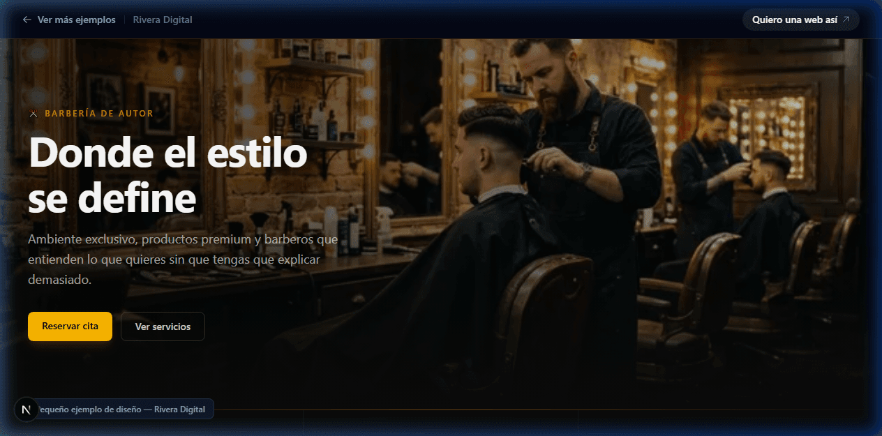Preview de Barbería Premium